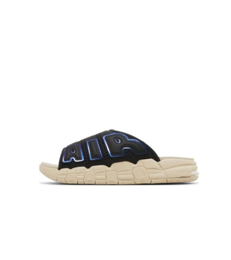 Air More Uptempo Slide 'Black Sanddrift Iridescent'