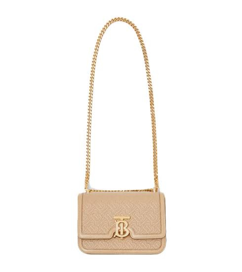 Burberry TB Monogram Quilted Shoulder Bag