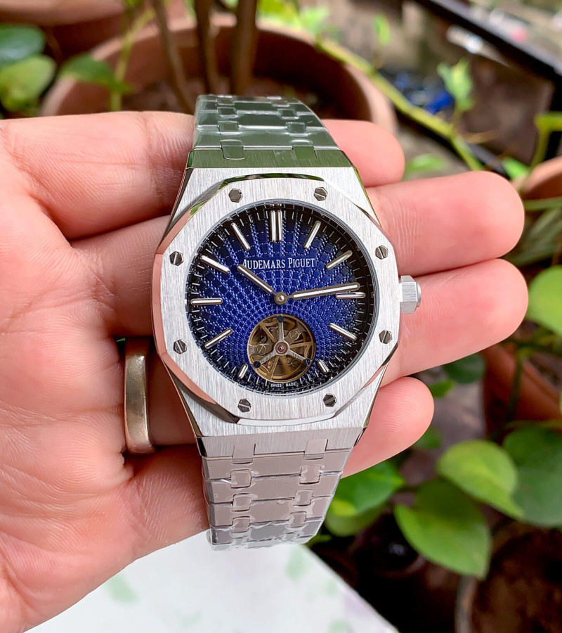 AUDEMARS PIGUET ROYAL OAK TOURBILLION FROSTED BLUE