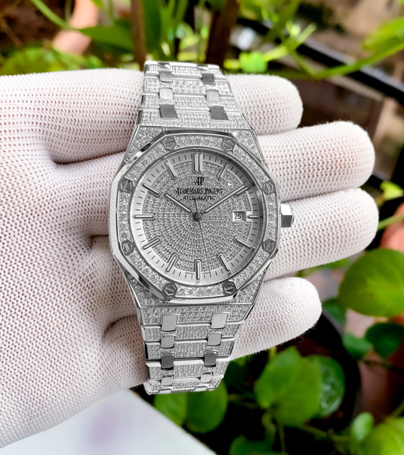 AUDEMARS PIGUET ROYA OAK DIAMOND DIAL EDITION SILVER
