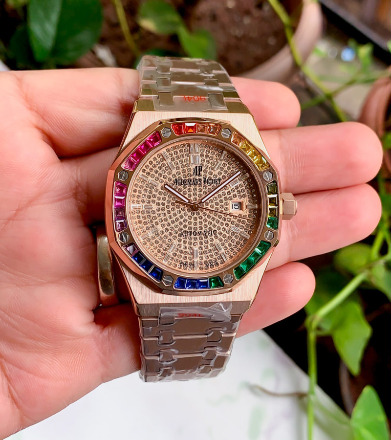 AUDEMARS PIGUET ROYAL OAK 15413OR RAINBOW ROSE GOLD