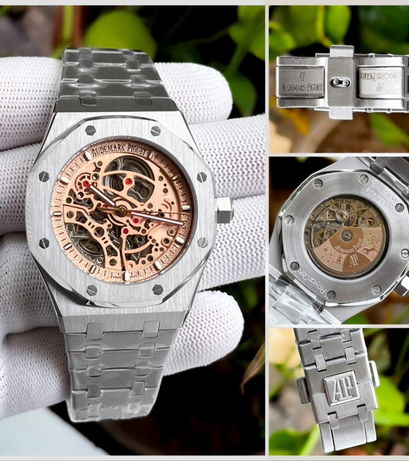 ROUND AUDEMARS TOURBILLION OPEN-WORKED SALMON EDITION