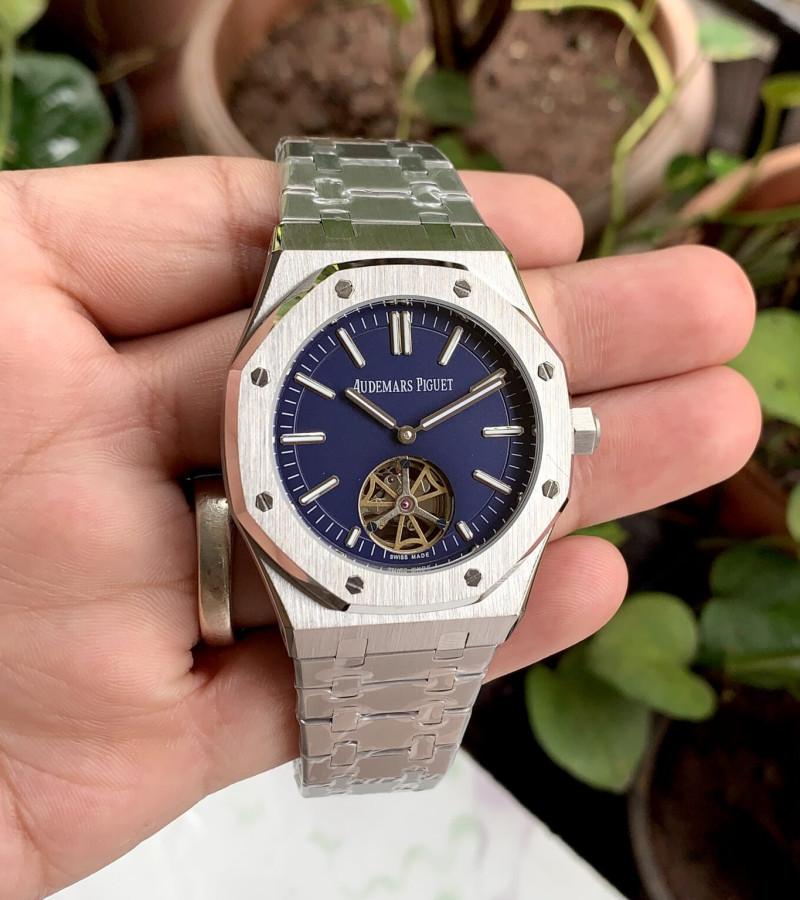 AUDEMARS PIGUET ROYAL OAK FLYING TOURBILLION BLUE DIAL