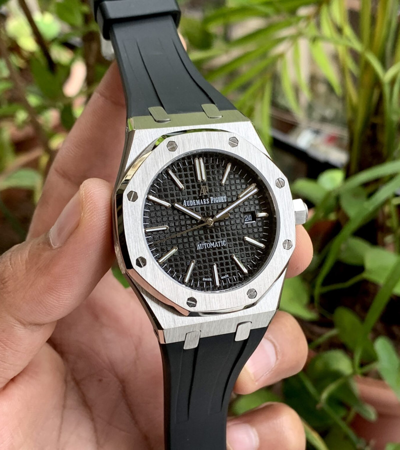AUDEMARS PIGUET ROYAL OAK 15400 SILVER-BLACK