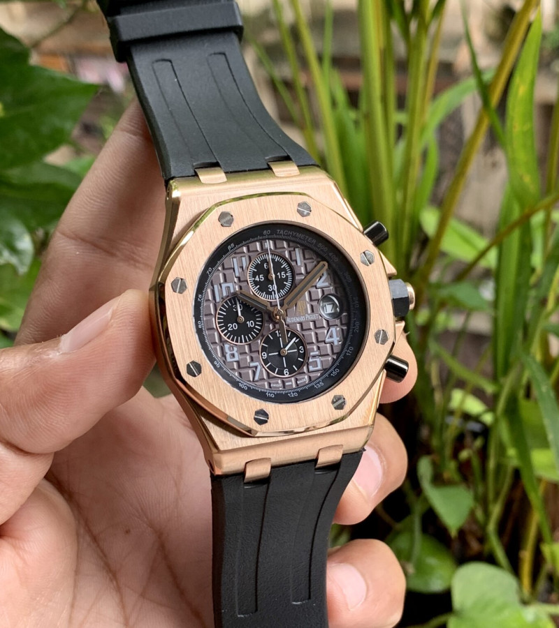 AUDEMARS PIGUET ROYAL OAK CHRONO RG CASE QUARTZ MASTER