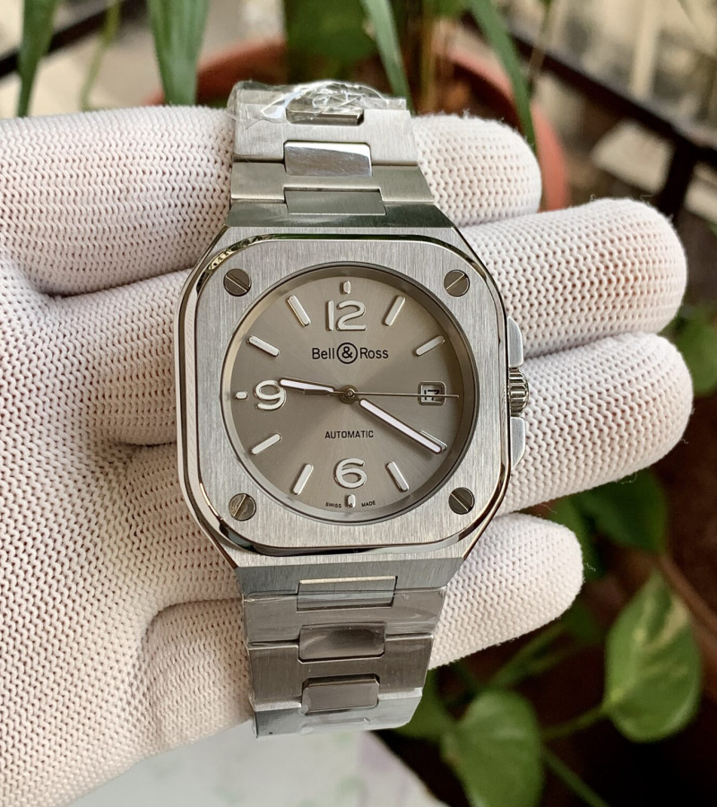 BELL & ROSS URBAN BR-05 SILVER DAIL AUTOMATIC
