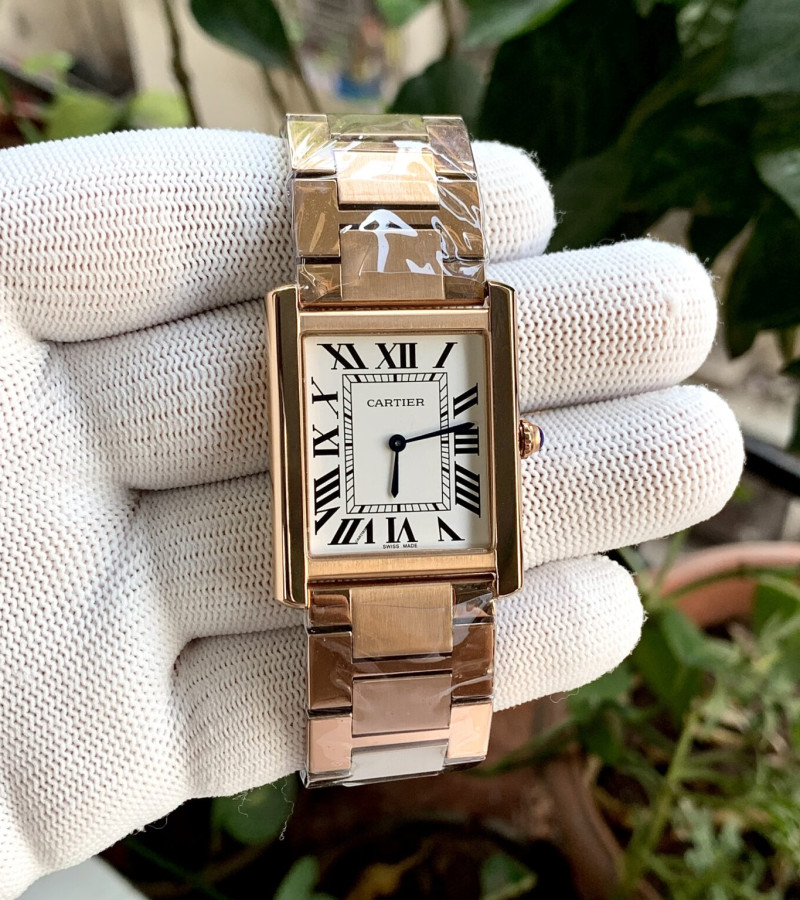 CARTIER TANK SOLO XL AUTOMATIC WHITE DIAL MEN’S WATCH