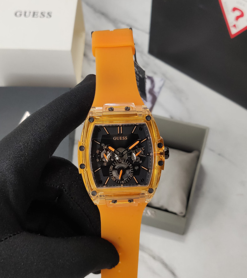 GUESS MULTIFUNTION ORANGE QUARTZ