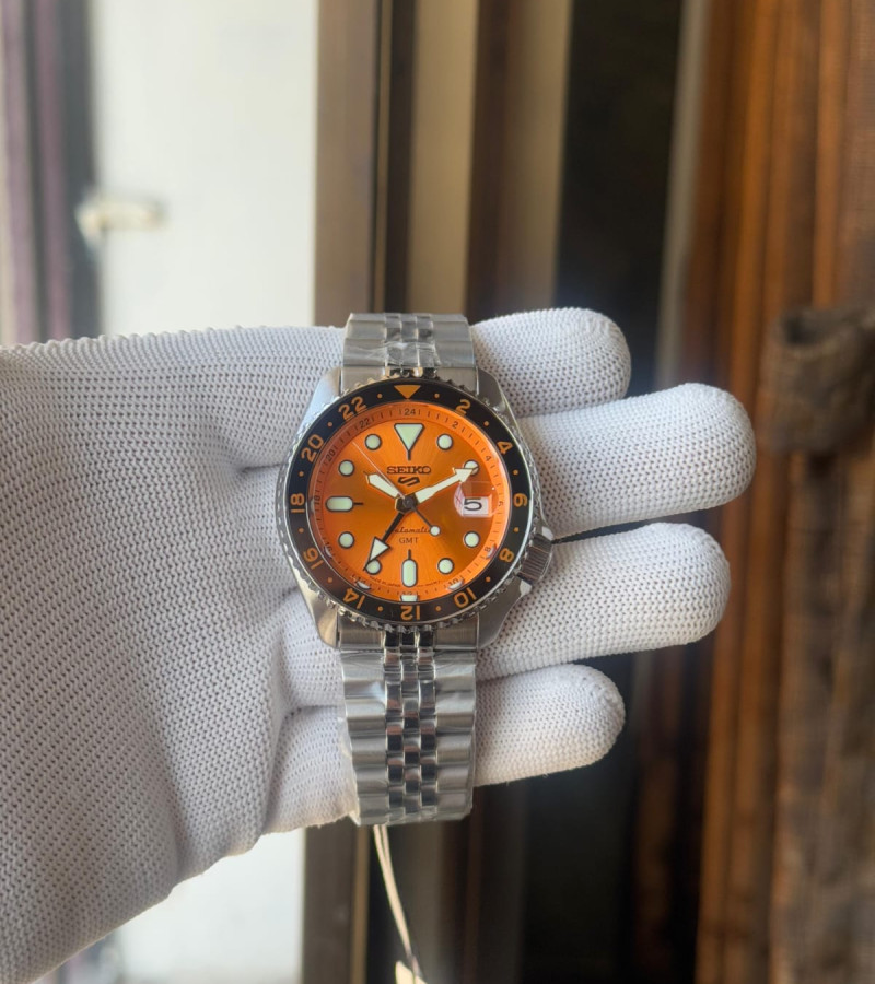 SEIKO 5 SPORTS MIKAN ORANGE GMT SKX RE-INTERPRETATION – SSK005K1
