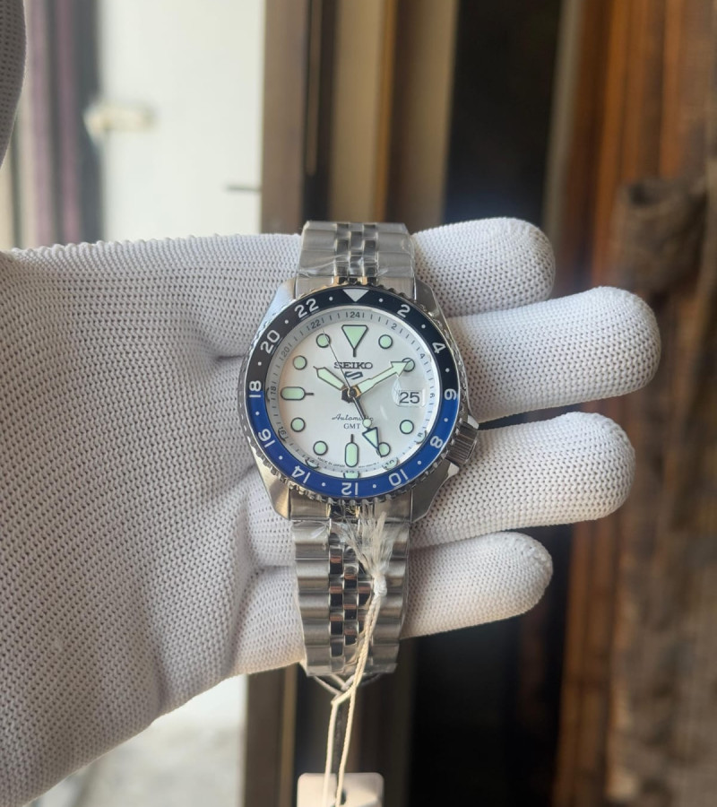 NEW 5 SPORTS SKX GMT SKY BLUE, SILVER CLOUD – SSK033K1
