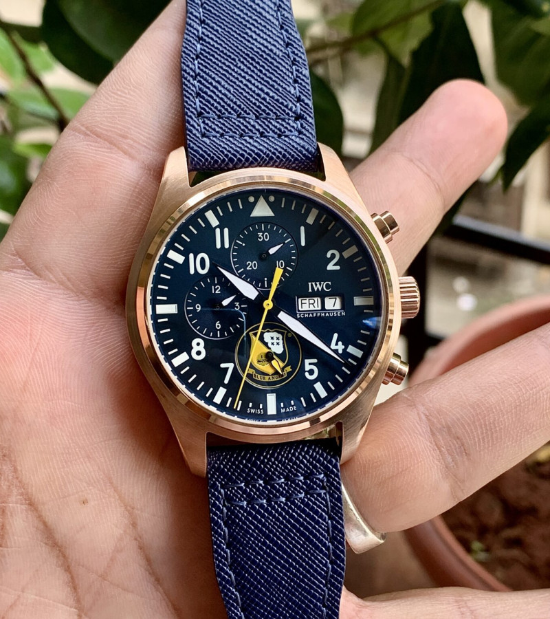 IWC PILOT’S CHRONOGRAPH EDITION “BLUE ANGELS’ RG
