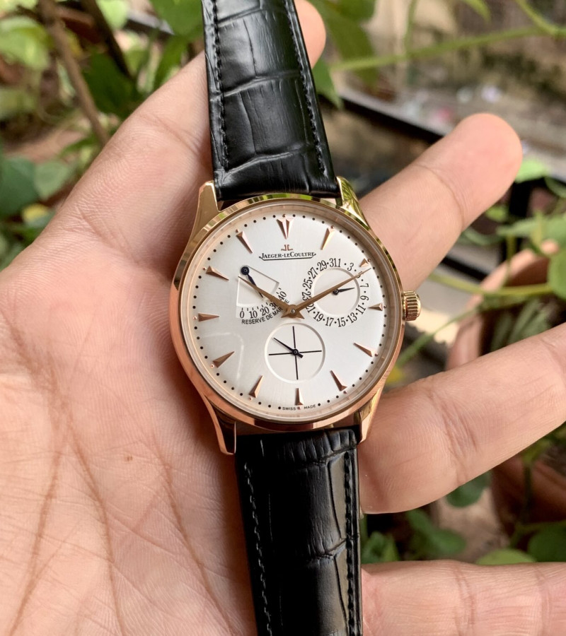 JAEGER-LECOULTRE MASTER ULTRA THIN BLACK-WHITE DIAL