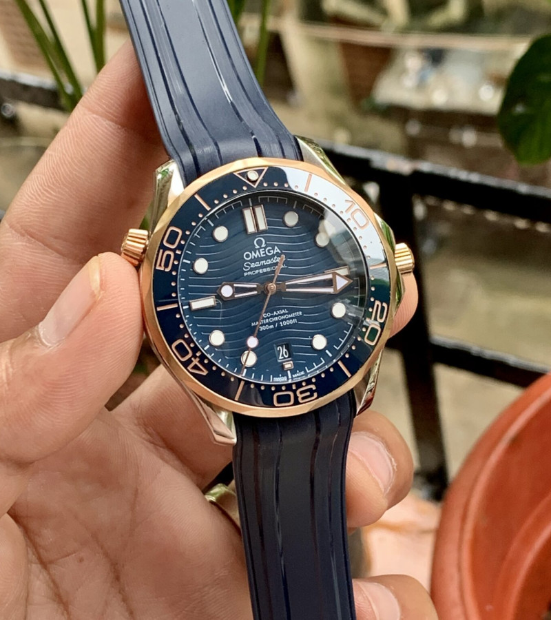 OMEGA SEAMASTER PROFESSIONAL DIVER BLUE-RG SEMI-SWISS