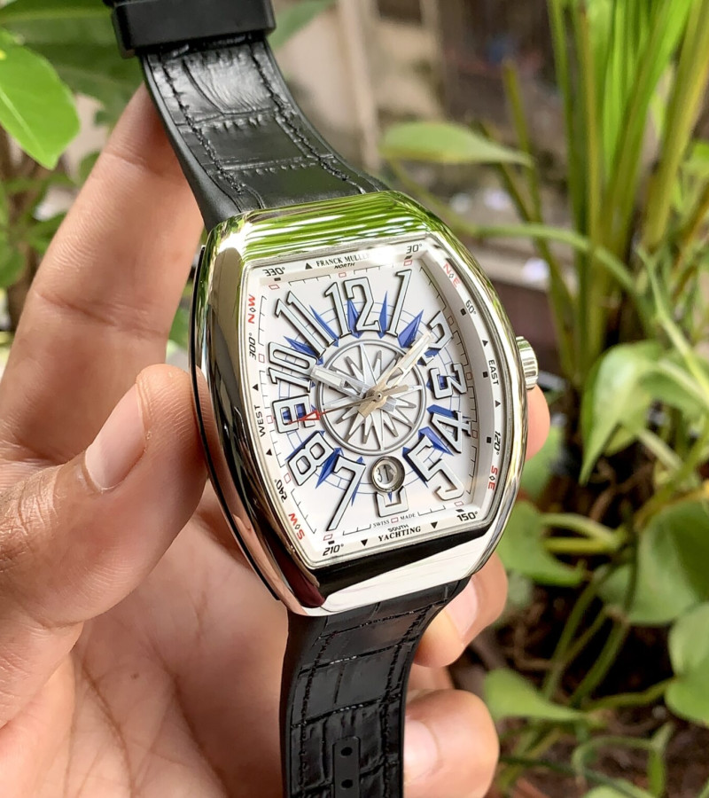 FRANCK MULLER VANGUARD YACHTING WHITE DIAL AUTOMATIC