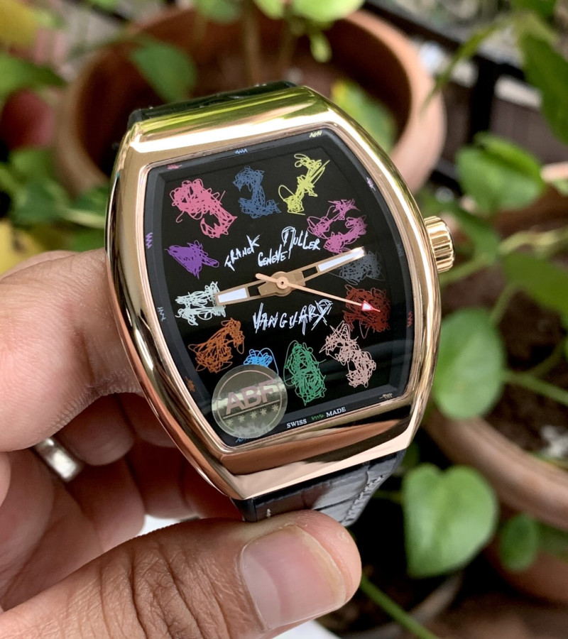 FRANCK MULLER VANGAURD CRAZY HOURS V 41 CH HN LTD