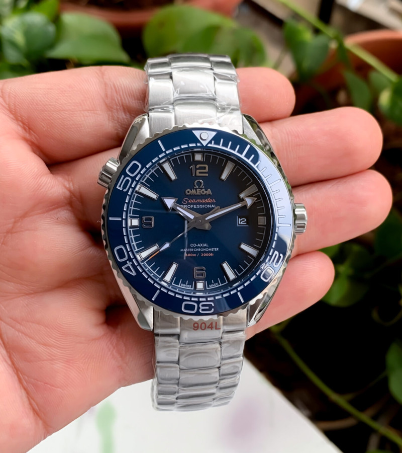 OMEGA PLANET OCEAN 600M MASTER CHRONOMETER BLUE SEMI SWISS