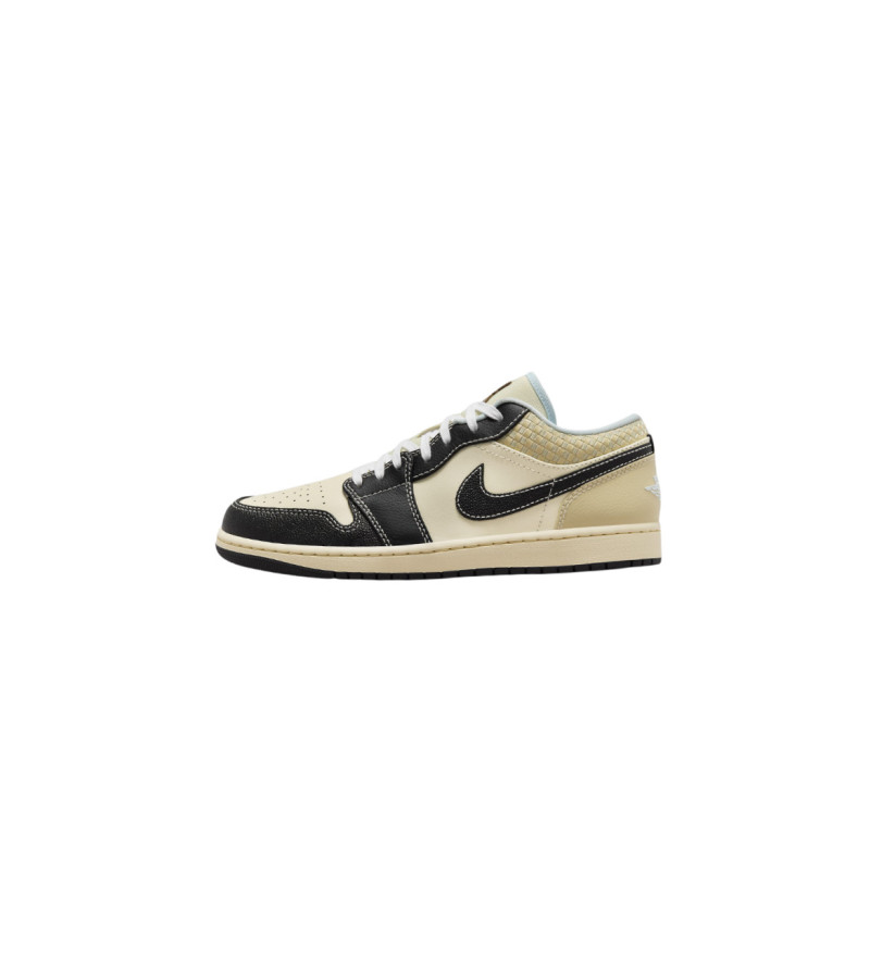 Air Jordan 1 Low Coconut Milk Black Muslin