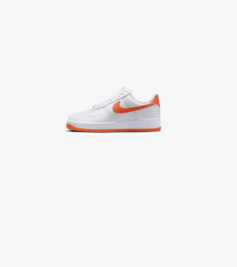 Nike Airforce 1 White Safety Orange
